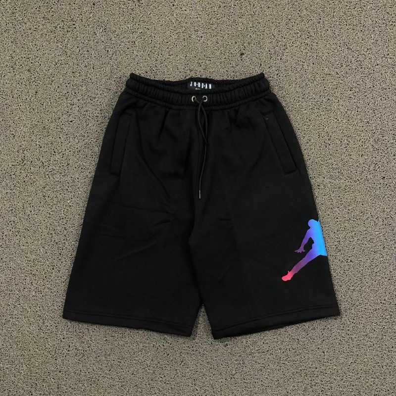 SHORT PANTS / CELANA PENDEK JORDAN JUMP RAINBOW HITAM AUTHENTIC