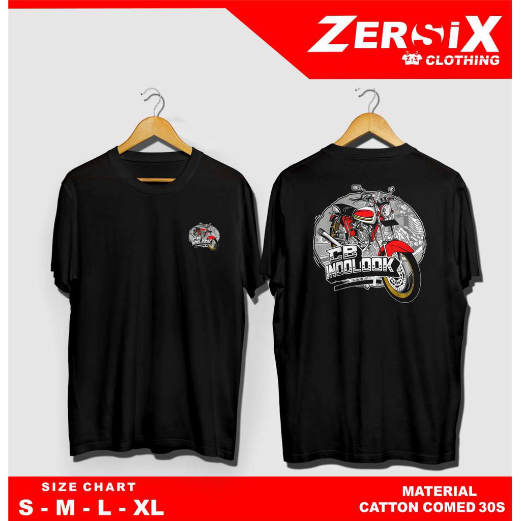 Baju Kaos T-shirt Motor Honda CB Indolook CB indonesia termurah kualitas Ditstro terbaik