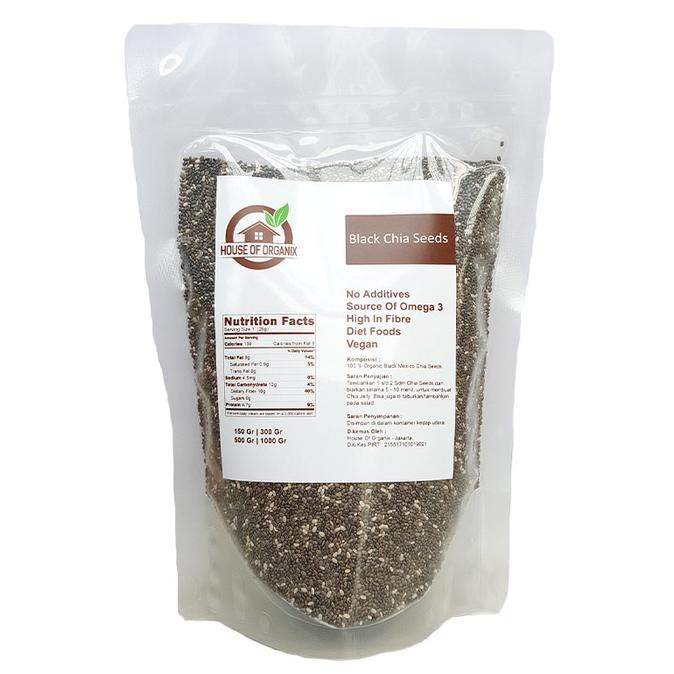 

Organic Black Chia Seeds 150 Gr