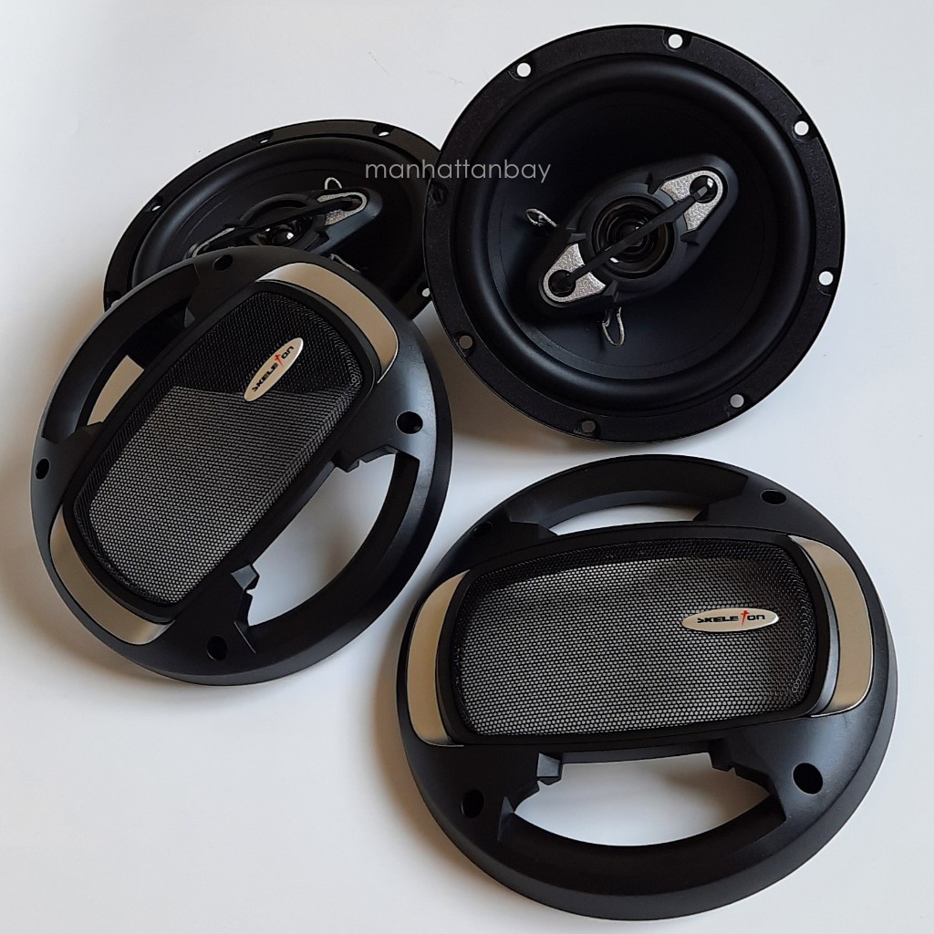 [Sepasang] Speaker Mobil Coaxial 4 Way Skeleton 6,5 Inch SKT-654CT