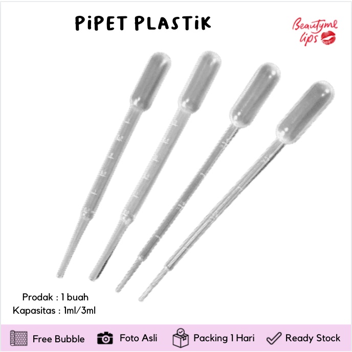 Pipet Plastik Rapid 1ml 3ml / Tetes /pipet plastik pakan kutu air / artemia / jentik nyamuk