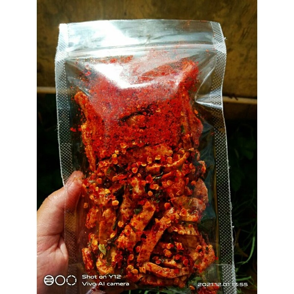 

COD Basreng hot daun jeruk kemasan 100gram