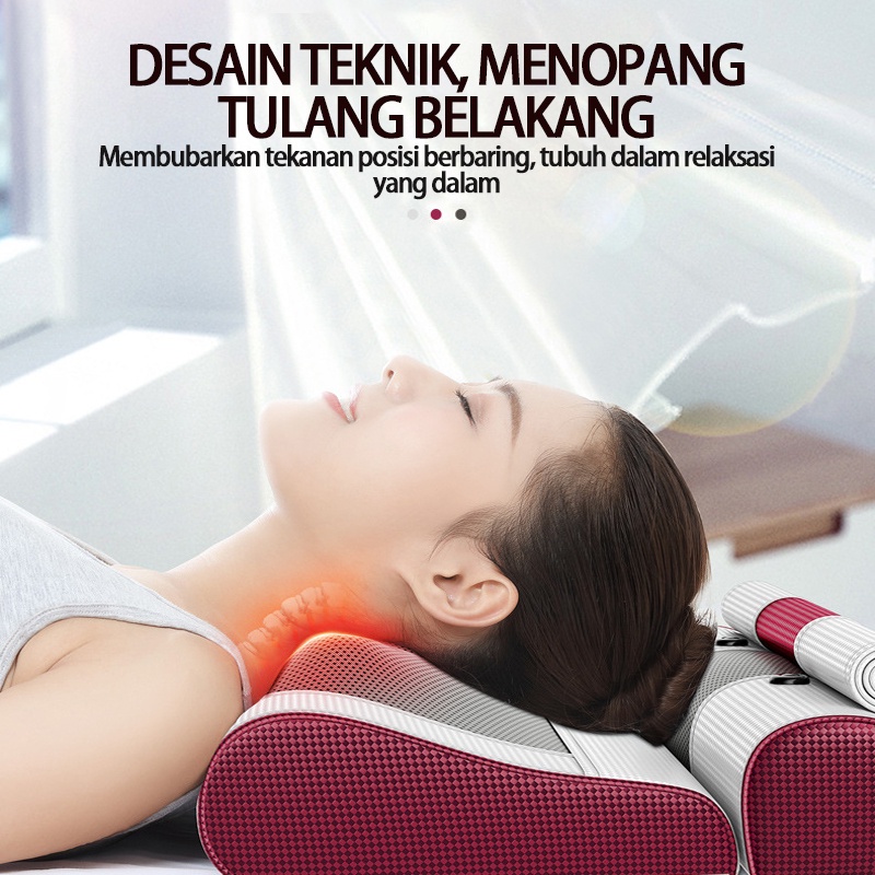 Bantal Pijat Elektrik Multifungsi Full Body Massage Alat Bantal Pijat portable Home Masaage Pillow bantal pijat SURPABAYA