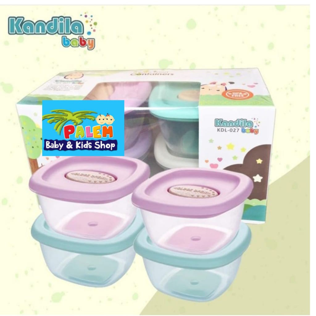 Baby food countainer 120ml /wadah makanan kandila kdl-027