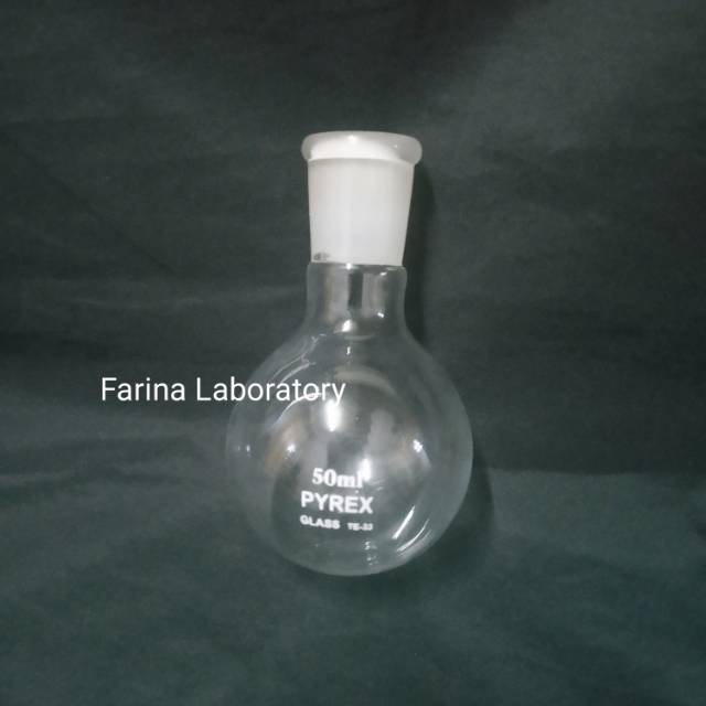 Labu Didih-Boiling Flask 50ml Pyrex Class A