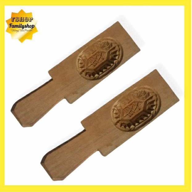 Cetakan Kue Ku Kayu Cetakan Kue Tok Kayu 1 Lubang