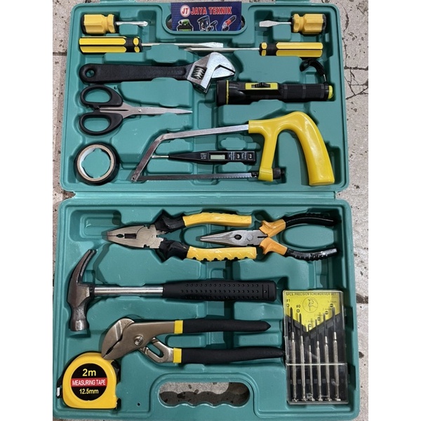 Tool Kit Set 16pcs home diy repair kit toolbox toolkit toolset