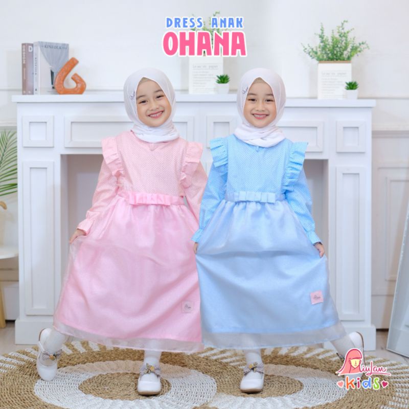 Dress Anak Ohana Miulan / Dress Organza Miulan / Dress Pesta Anak / Dress Ulang Tahun / Dress Prince