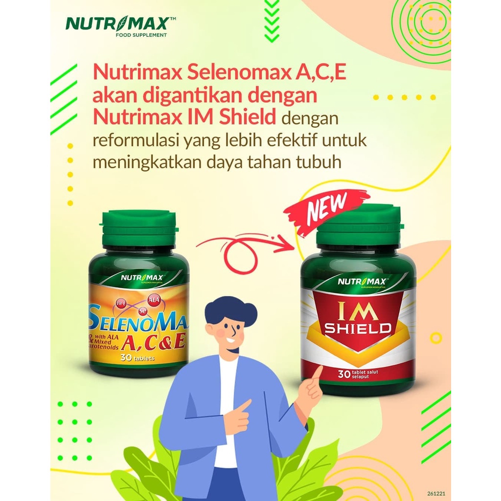 Nutrimax IM Shield Suplemen Daya Tahan Tubuh - Nutrimax Selenomax