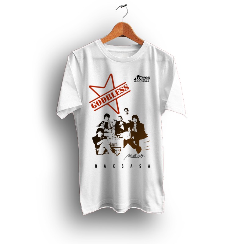 kaos baju distro band godbless tshirt musik gong 2000 god bless 10