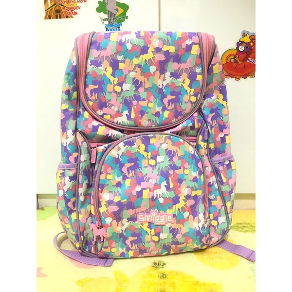 Tas Smiggle Anak Unicorn Original / Backpack Smiggle Unicorn Original / Smiggle Illusion Backpack Or