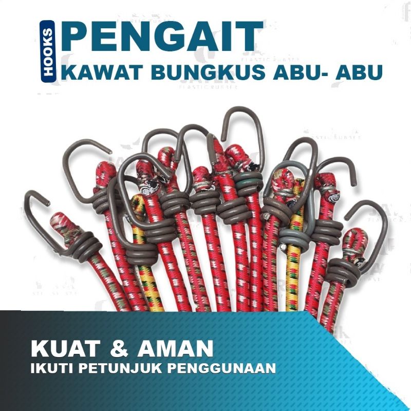 Tali Karet Motor 1 Meter / Tali Pengikat Barang Di Motor 60cm / 100cm Tali Bagasi Motor 60cm 1meter Murah Kualitas Super