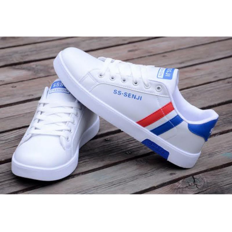Humairah_OldShop || SEPATU SNEAKERS PLIMSOLL SENJI PRIA WANITA