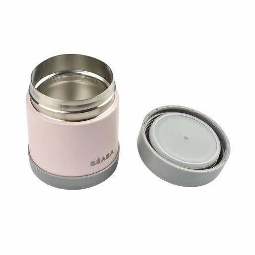 BEABA THERMO-PORTION STAINLESS STEEL VACUUM INSULATED FOOD JAR 300ML