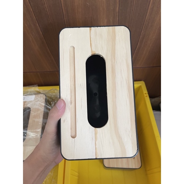 [OBRAL RIJEK] Kotak Tisu Kayu Solid Wooden Tissue Box - ZJ007