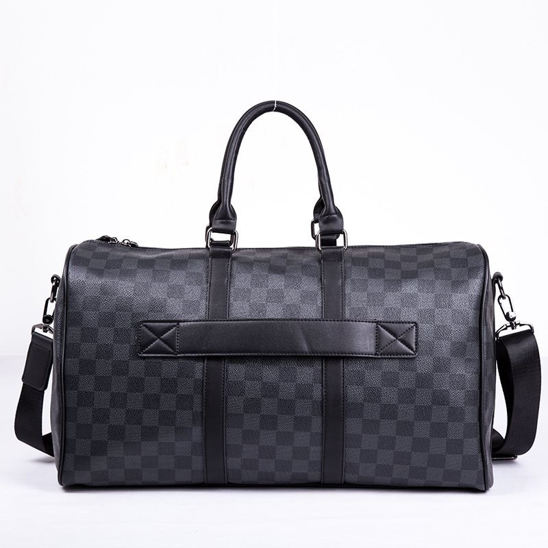 Tas Duffel Messenger Tas selempang pria wanita Tas Travel Messenger / Gym Bag Motif Damier lv