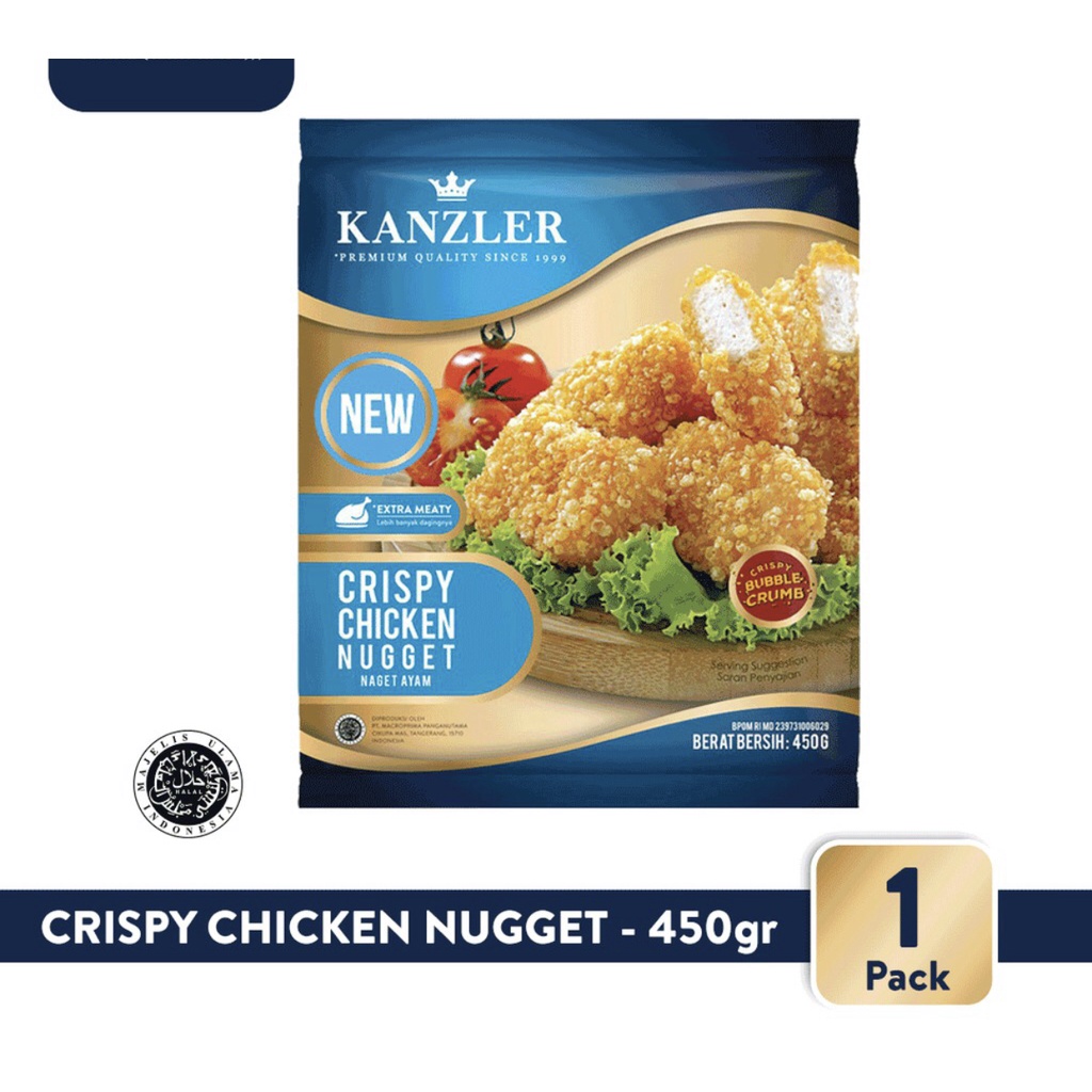 Kanzler Crispy Chicken Nugget 450gr - 1 Pack