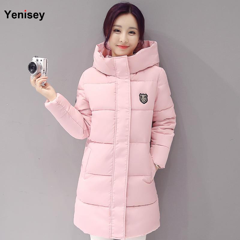 (Gratis Ongkir) Jual Fashion women  Down parka women autumn winter coat down long coat 8665
