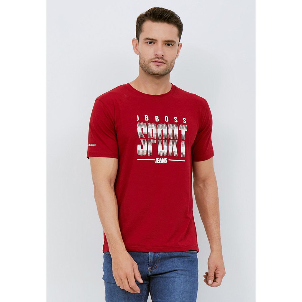 JBBoss Kaos Jersey Cotton 360 (Maroon) / Ramayana Jatinegara