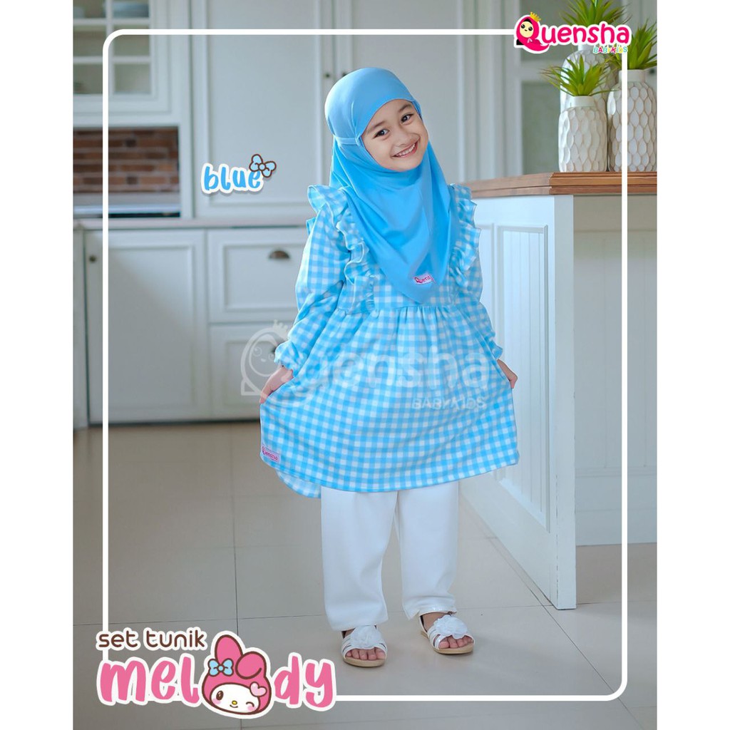 Setelan Melody Tunik 3IN1 By Quinsha