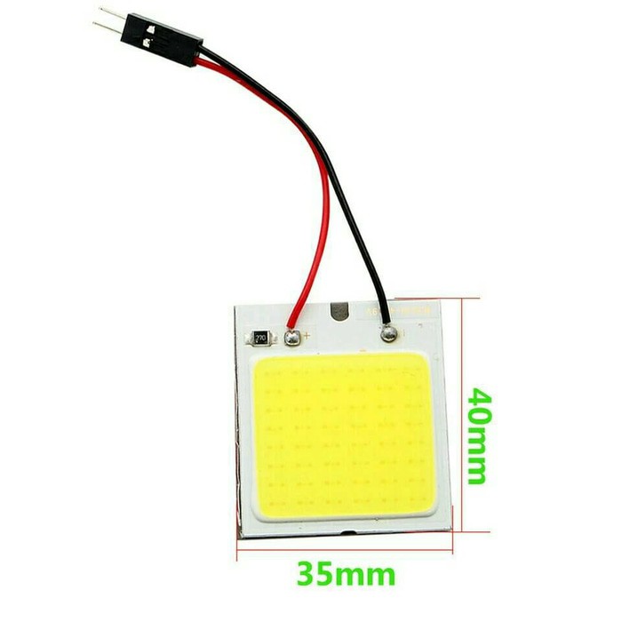 Lampu LED Kabin Plafon COB Plasma COB 48 titik 40mm x 35mm Festoon T10