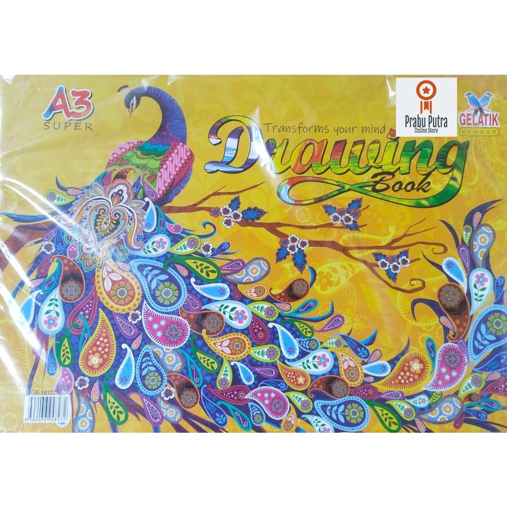 

Buku Gambar/Drawing Book A3 Gelatik Motif Unik 1 Pcs