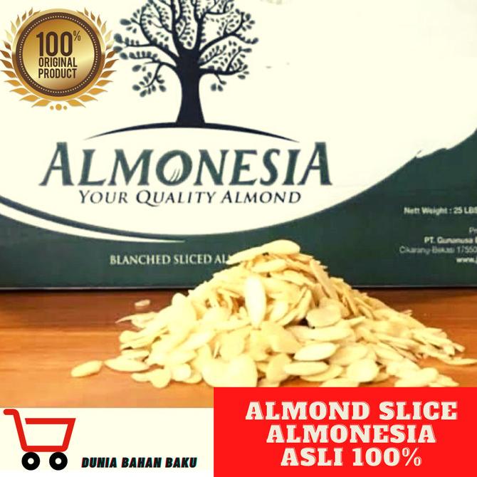 

Almond slice Almonesia 500 g / 1 kg ASLI 100% | ALMONESIA