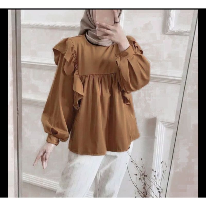 Riana top atasan blouse pakaian wanita fashion remaja