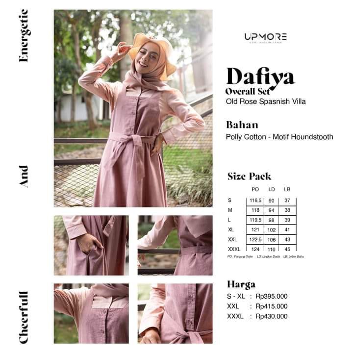GAMIS DEWASA UPMORE DAFIYA OVERALL SET
