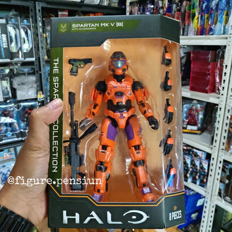1HALO THE SPARTAN MK V B COLLECTION 6.5 inch ACTION FIGURE ORIGINAL