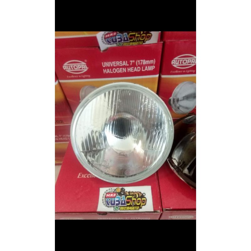 Reflektor autopal H4 7inch megapro Tiger vixion katana