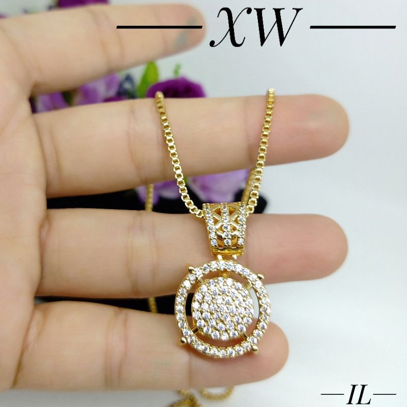 Kalung bandul mewah XW08122010