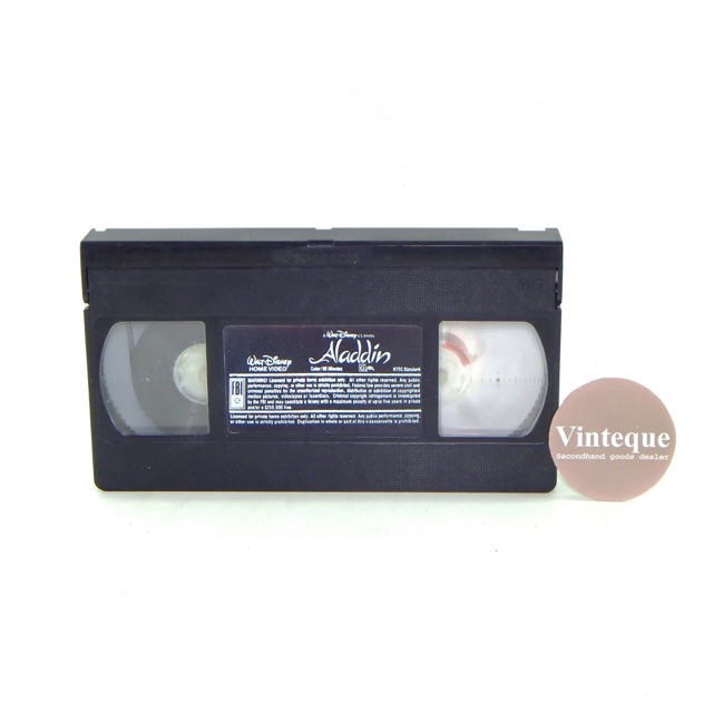 Kaset VHS Film Aladdin