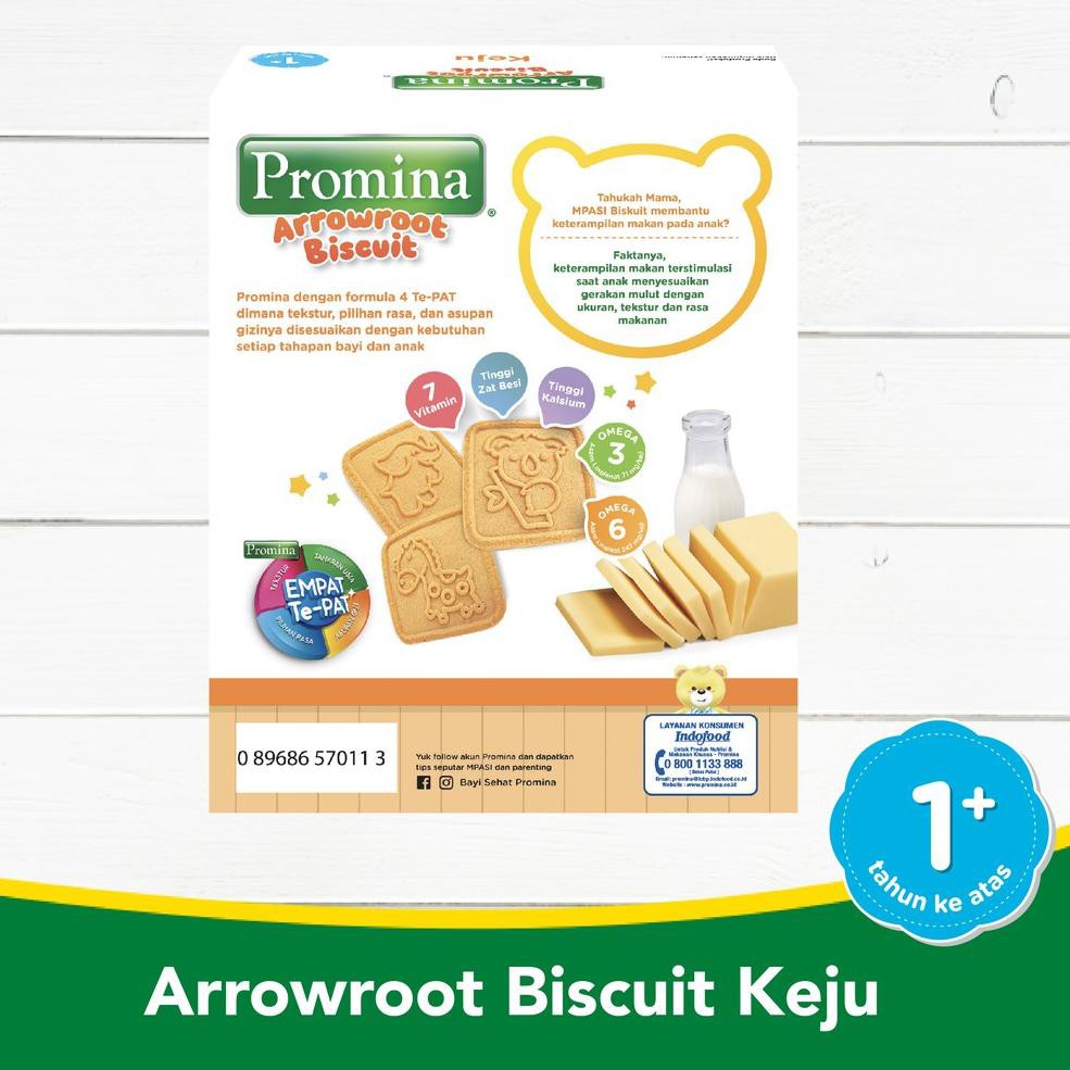 

tM2Code Promina Cookies Arrowroot Keju New 110 g x 1 Pcs B6T4 (populer)