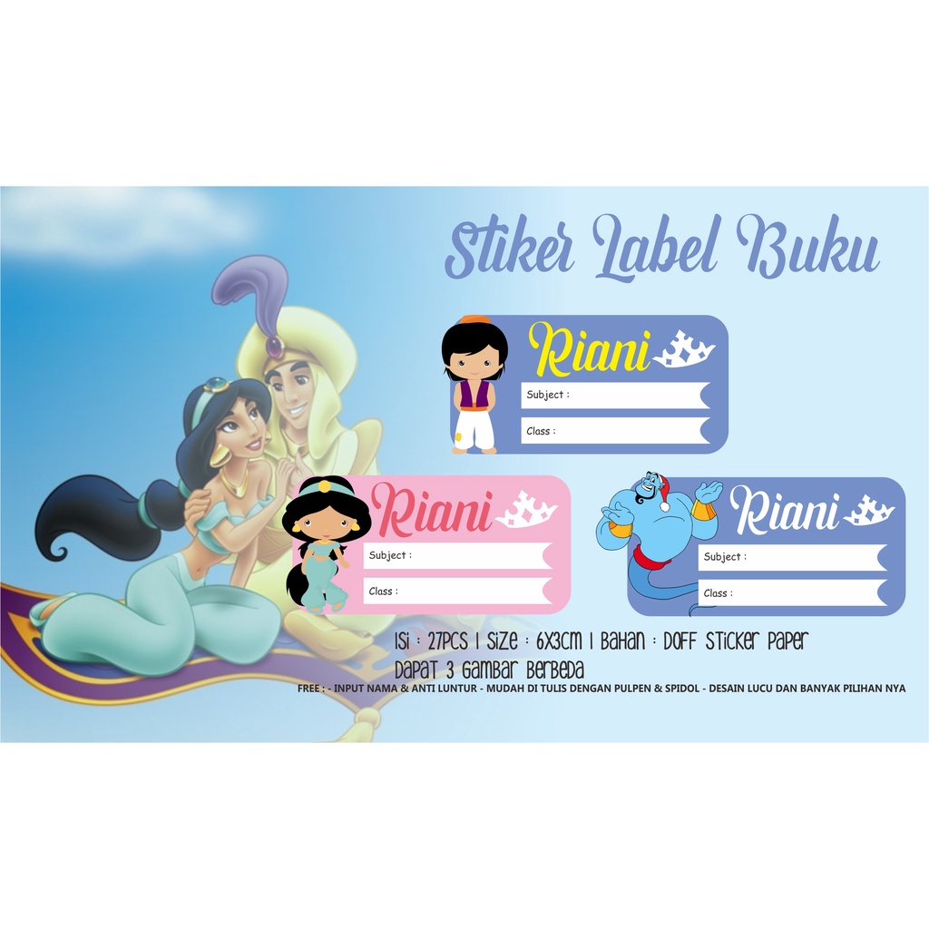 

STIKER LABEL BUKU TULIS