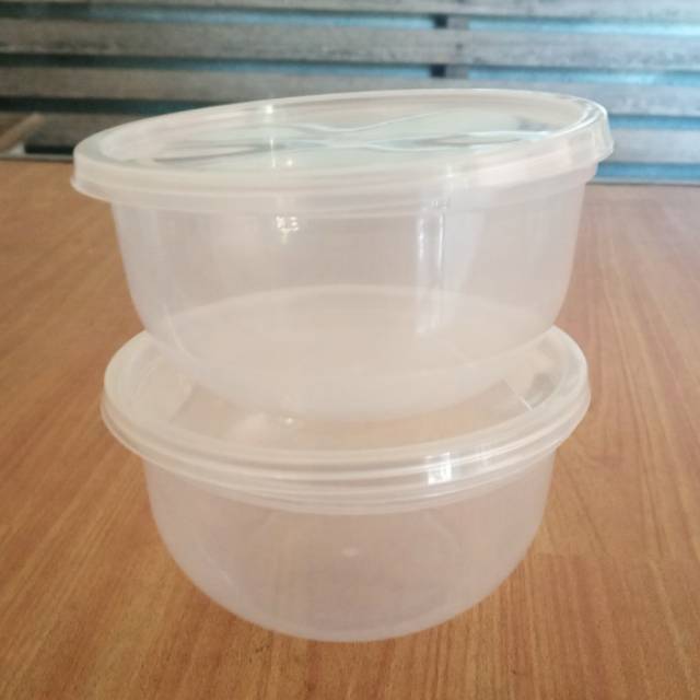 Cup plastik / mangkok plastik 400 ml aman utk microwave
