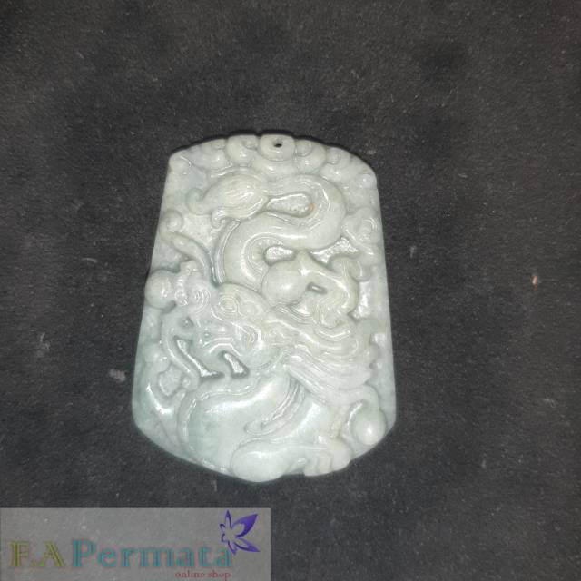 LIONTIN BATU GIOK BURMA TYPE A MOTIF NAGA