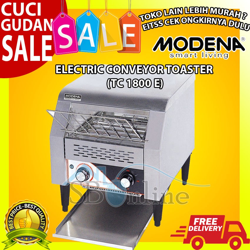 MODENA ELECTRIC CONVEYOR TOASTER TC 1800 E