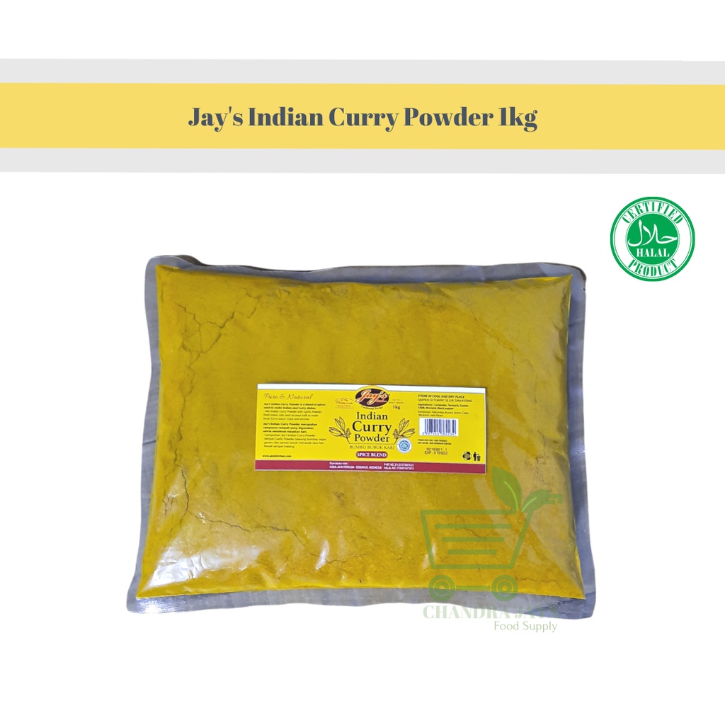 

Jays Indian Curry Powder 1kg - Bubuk Bumbu Kari
