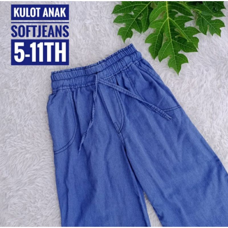 kulot anak anak tanggung 13-16 tahun/ kulot jeans wanita anak tanggung