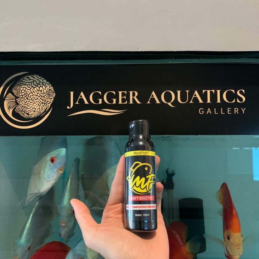 medfish antibiotik 100ml / antibiotik ikan