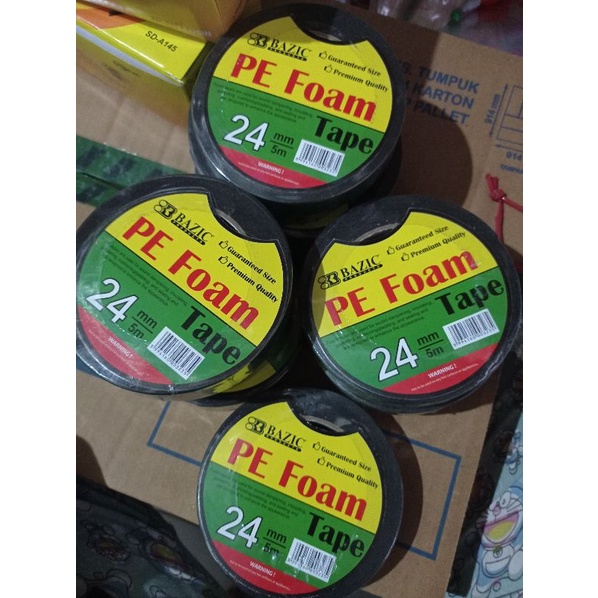 Double Foam Tape Bazic Busa Solasi Bolak Balik / Dobel foam  isolasi Perekat Selotip