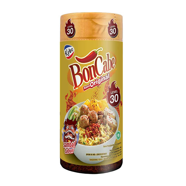 

BONCABE SAMBAL TABUR LEVEL 30 40g