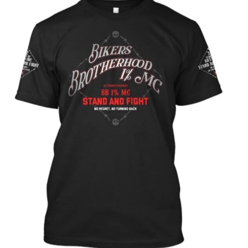 tshirt BIKERS BROTHERHOOD 1% MC INDONESIA