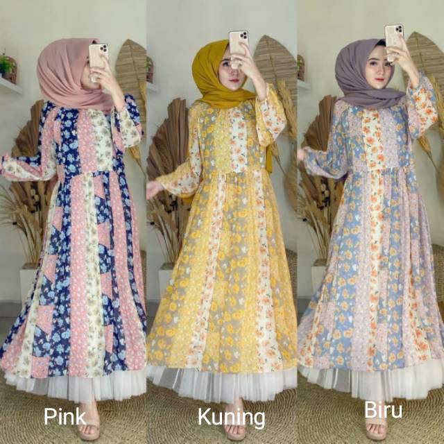 Long Tunik Import Bangkok Dolly Maxi Dress