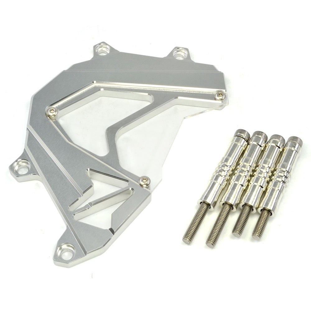 Cover Pelindung Sprocket Mesin Depan Motor Kawasaki Z800 Z750 2013-2016-Sliver