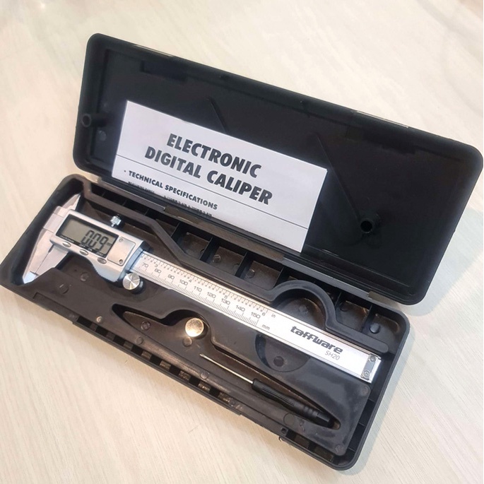 Taffware Jangka Sorong Digital LCD Vernier Caliper Micrometer 15CM - SH20 - Silver