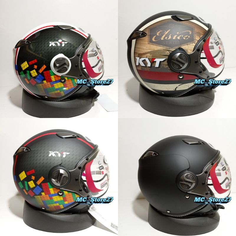 HELM HALF FACE KYT ELSICO MOTIF