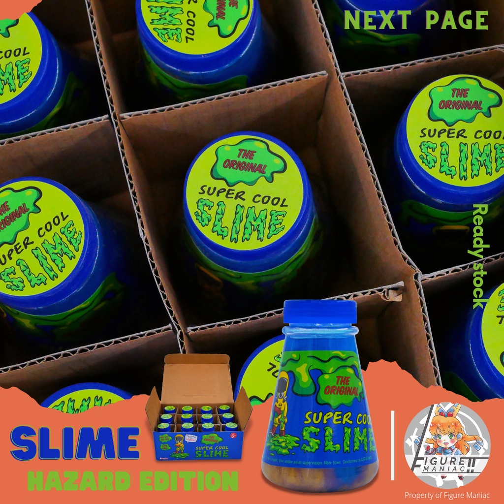 Mainan Anak - Slime Hazard Edition Premium Import 8 cm