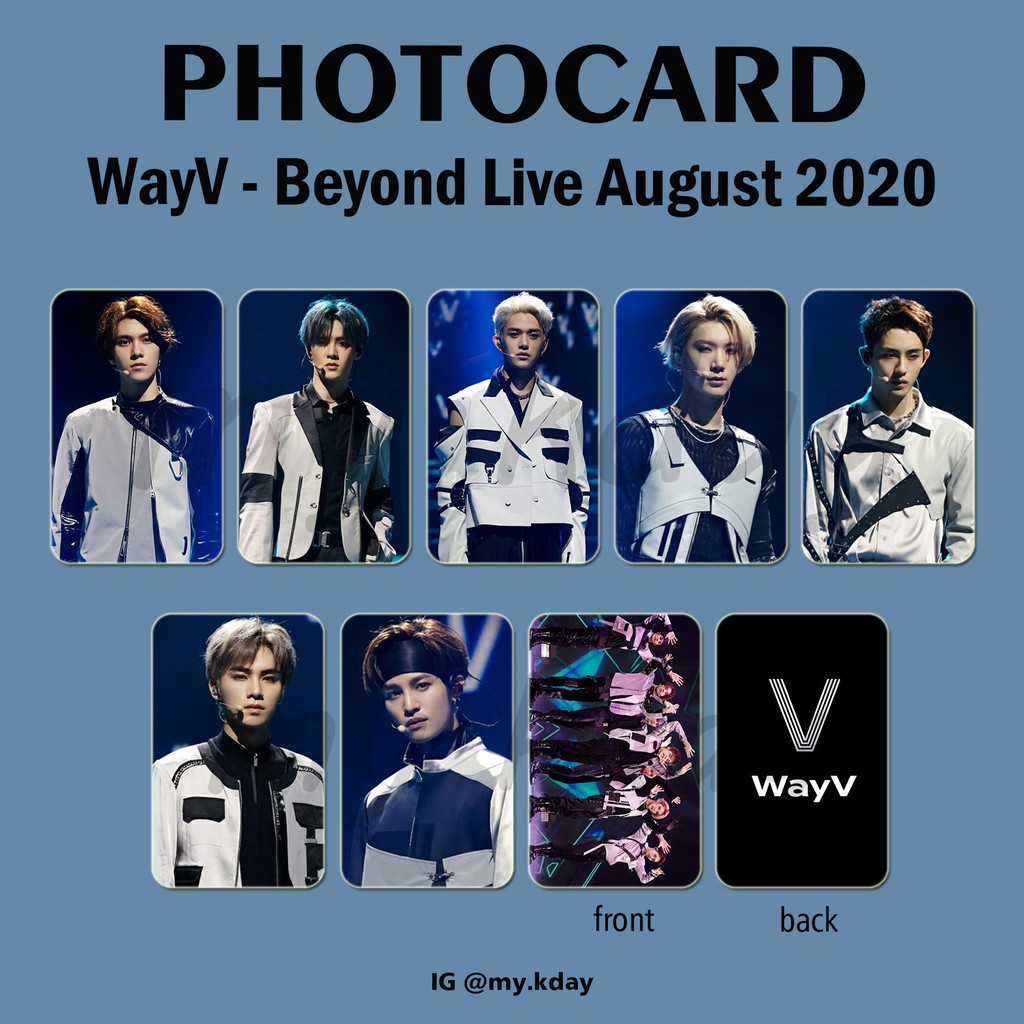 PC-0326, Unofficial Photocard WayV Beyond Live August 2020 2 sisi